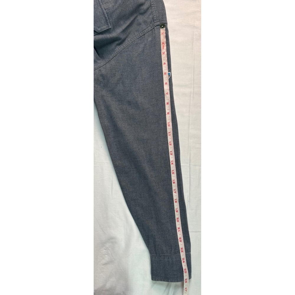 Kuhl Mens XL Charcoal Gray Cotton Tencel Long Sleeve Button Down Shirt Pockets - Picture 10 of 12